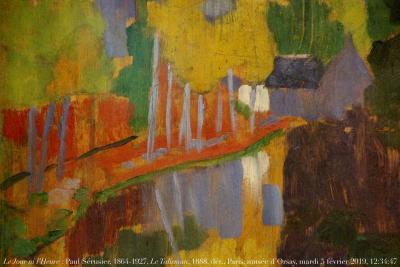 photographie “Le Jour ni l’Heure 4235 : Paul Sérusier, 1864-1927, Le Talisman (ou : Paysage au Bois-d’Amour), 1888, Paris, musée d’Orsay, mardi 5 février 2019, 12:34:47” par Renaud Camus — www.renaud-camus.net — Sérusier, Paul Sérusier, Talisman, Le Talisman, Paysage au Bois-d’Amour, Pont-Aven, Orsay, musée d’Orsay, Paris, 13:41:20