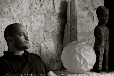 photographie “Le Jour ni l’Heure 5260 : portrait de l’écrivain Farid Tali (“Prosopopée”, P.O.L), Plieux, salle des Vents, samedi 8 juin 2013, 16:50:29” par Renaud Camus — www.renaud-camus.net — writer, Incomparable, Un fils de famille