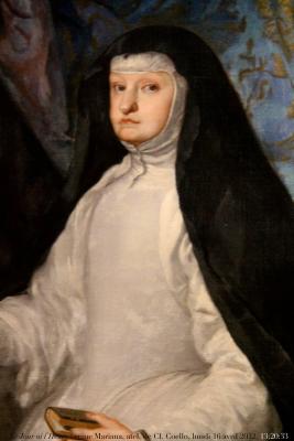 photographie “Le Jour ni l\'Heure 0896 : Claudio Coello,1642-1693, ou son atelier, portrait, c. 1690, de la reine douairière d’Espagne, Marie-Anne d’Autriche, 1634-1696, Bowes Museum, Barnard Castle, Co. Durham, Angleterre, lundi 16 avril 2012, 16:20:33” par Renaud Camus — www.renaud-camus.net — Spain, queeen, dowager, widow, veuve, Philippe IV, Felipe IV, Carlos II, Charles II, Habsburg