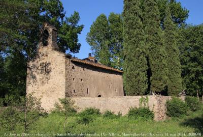 photographie “Le Jour ni l’Heure 6419 : chapelle Sainte-Martin de Fenollar, 844-XIIe s., commune de Maureillas-las-Illas, Vallespir, Pyrénées-Orientales,  Roussillon, samedi 11 mai 2024, 19:00:00” par Renaud Camus — www.renaud-camus.net — Saint-Martin-de-Fenollar, Maureillas-les-Illas, Vallespir, chapelle de Saint-Martin de Fenollar, chapelle, roman, romanes, préroman, préromane, Pyrénées-Orientales