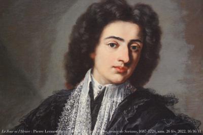 photographie “Le Jour ni l’Heure : Pier Leone Ghezzi, 1674-1755, portrait, c. 1708, de Carlo Albani, 1687-1724, futur prince de Soriano al Cimino, 1721-1724, musée de Stuttgart, Wurtemberg, samedi 26 février 2022, 16:36:31” par Renaud Camus — www.renaud-camus.net — Ghezzi, Pier Leone Ghezzi, Albani, Carlo Albani, prince de Soriano, principe di Soriano, principe di Soriano nel Cimino, Soriano, Soriano nel Cimino, Cimino, Stuttgart, Wurtemberg